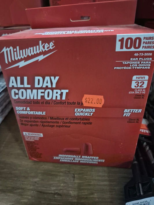 Air plug 100pc Milwaukee