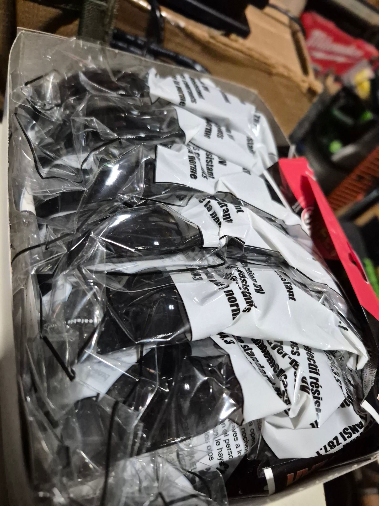 SAS 5343 black nsx safety glasses bulk