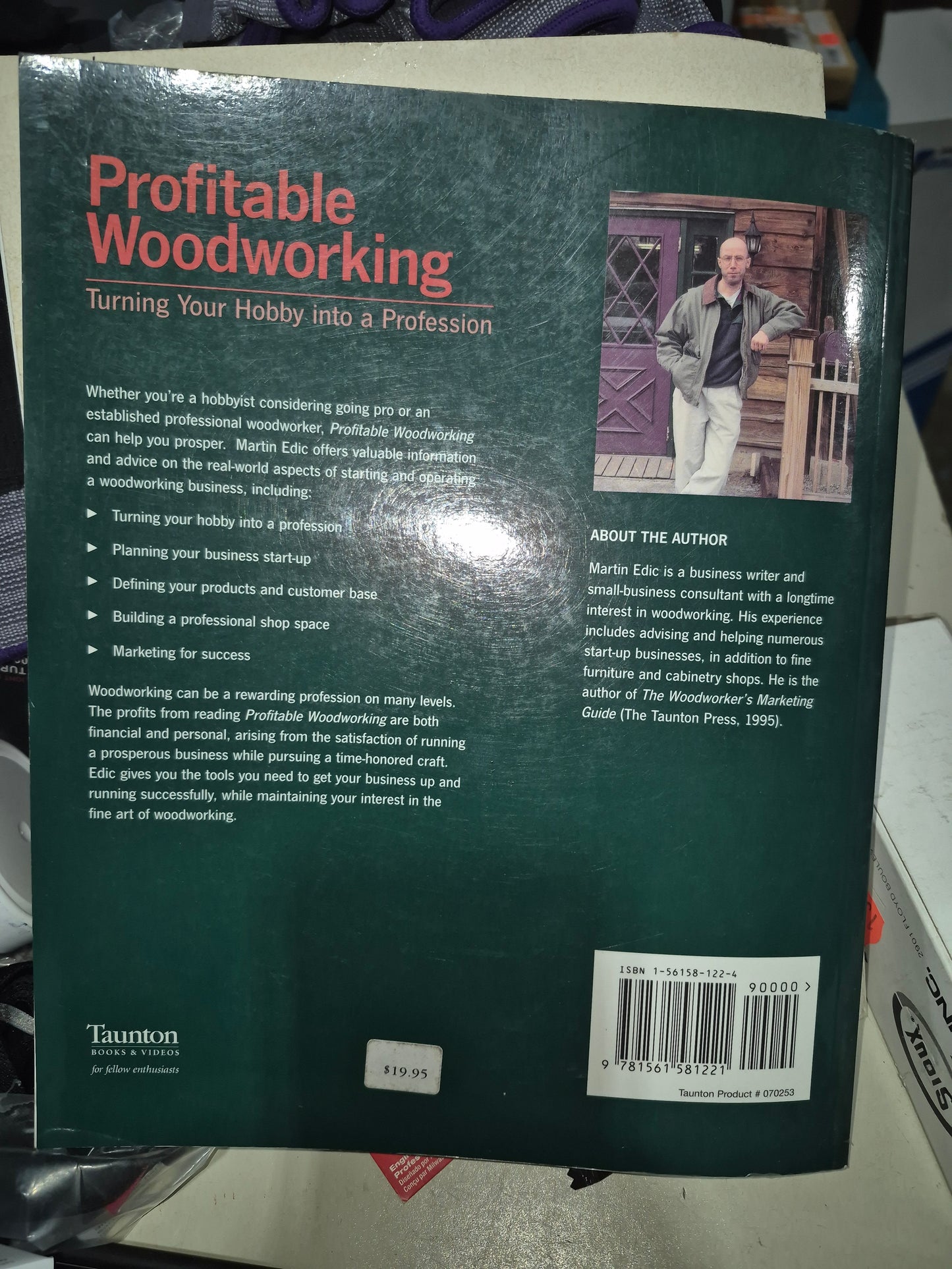 3 pcs of Books woodworking and furniture for marketing and profitable