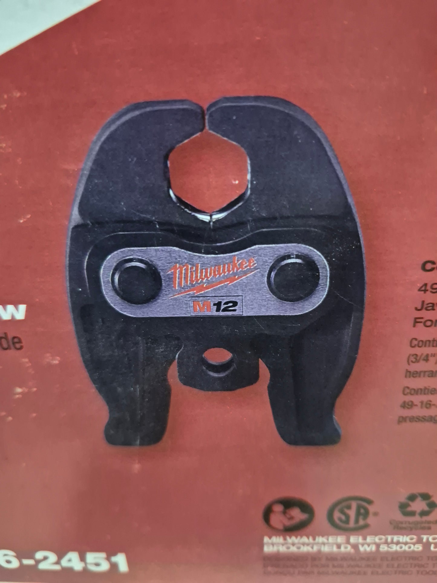 Milwaukee 3/4" compact jaw 49-16-2451