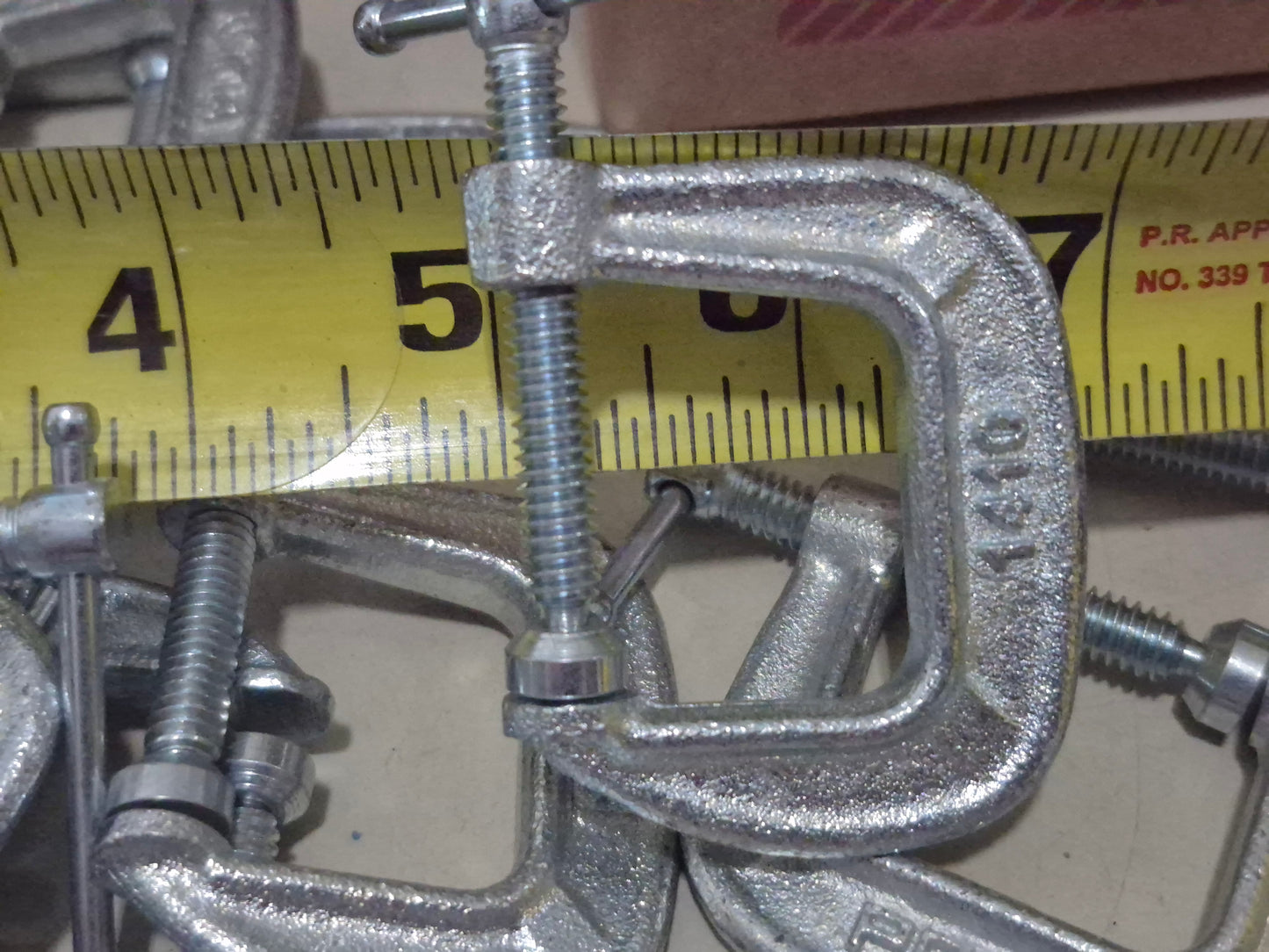 (25pc) Pony 1" Capacity C-clamp pro quality 1410