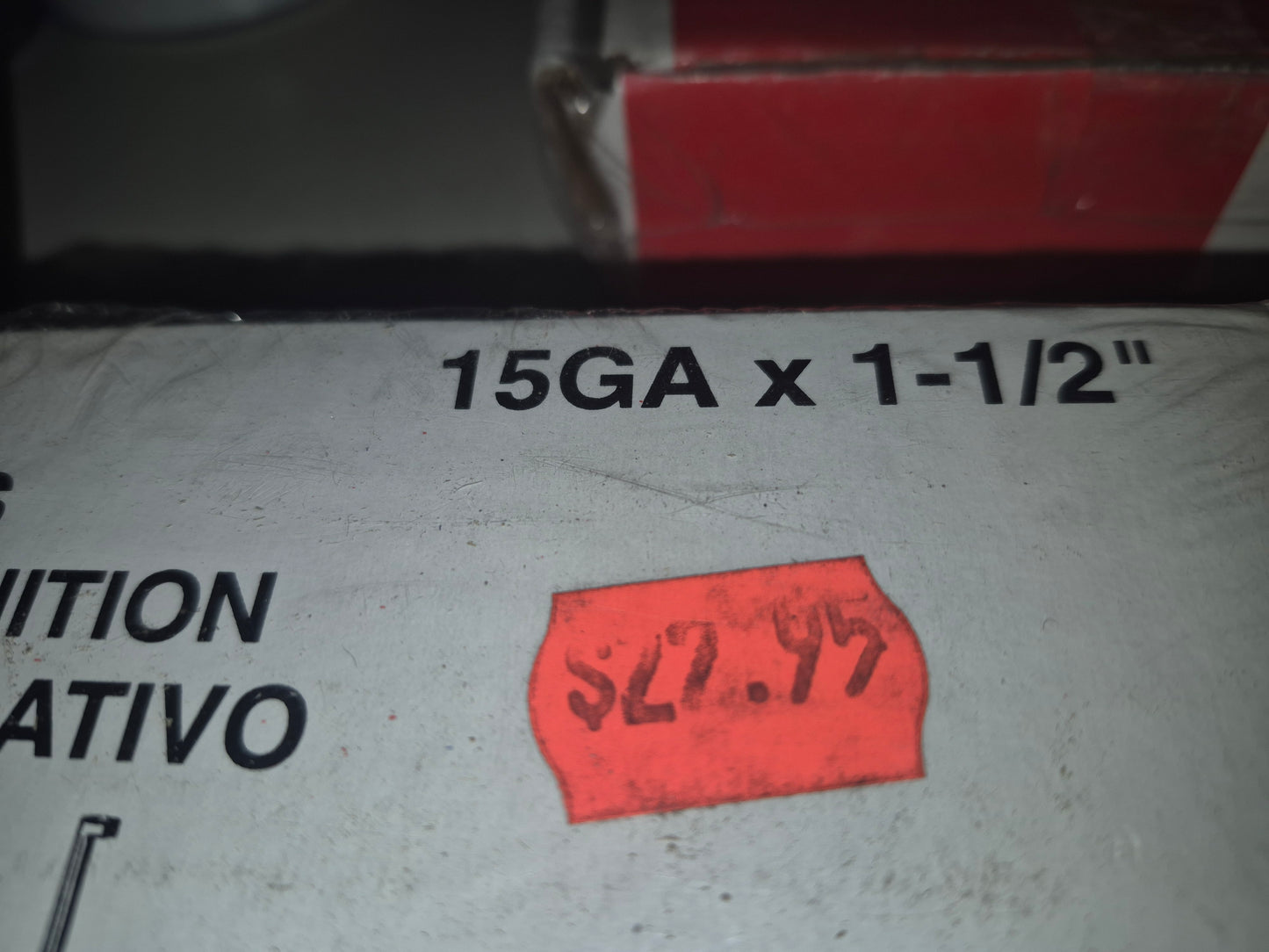 15ga angle 1-1/2" bright basic 4,000