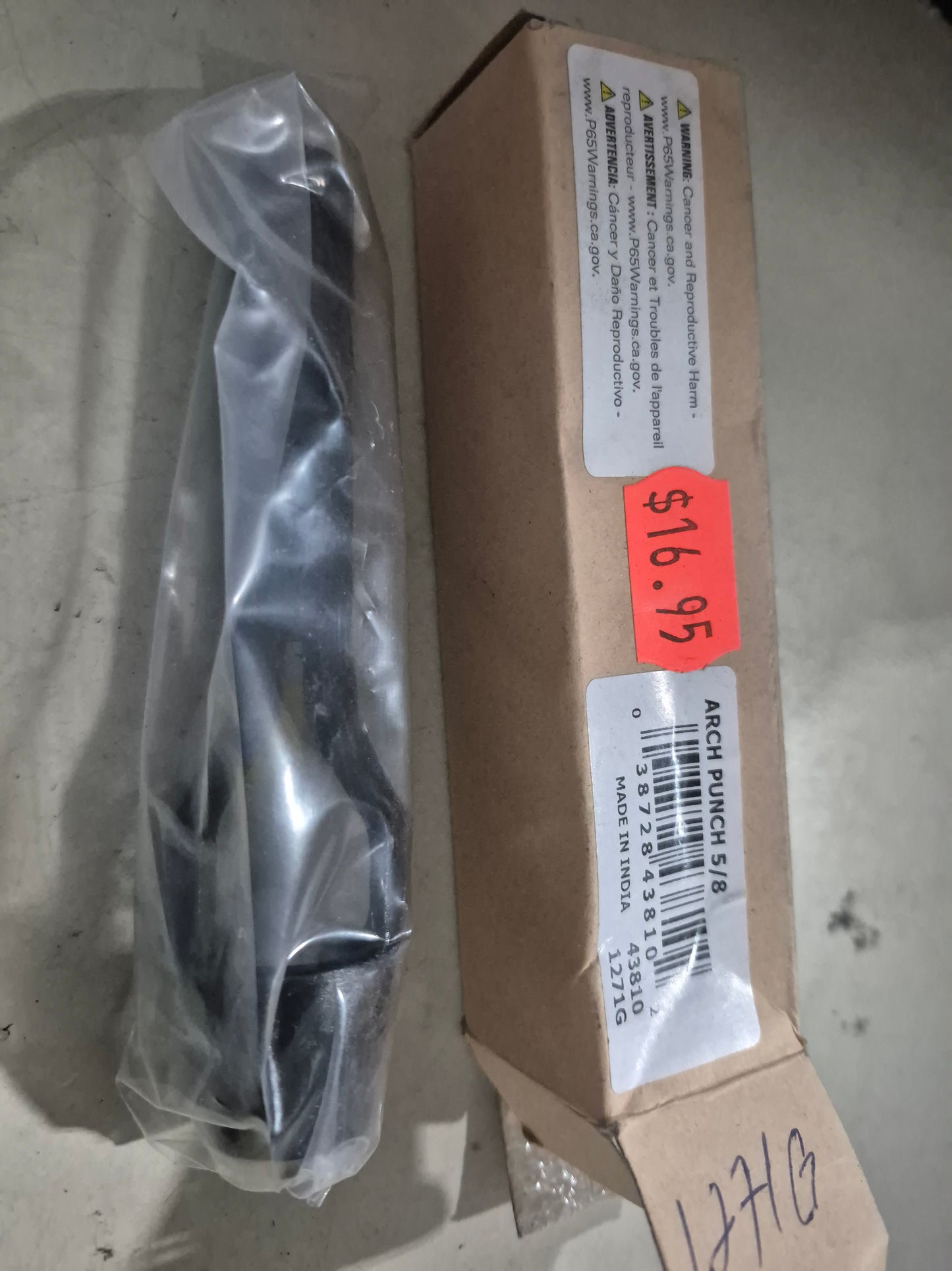 General 5/8" Arch Punch