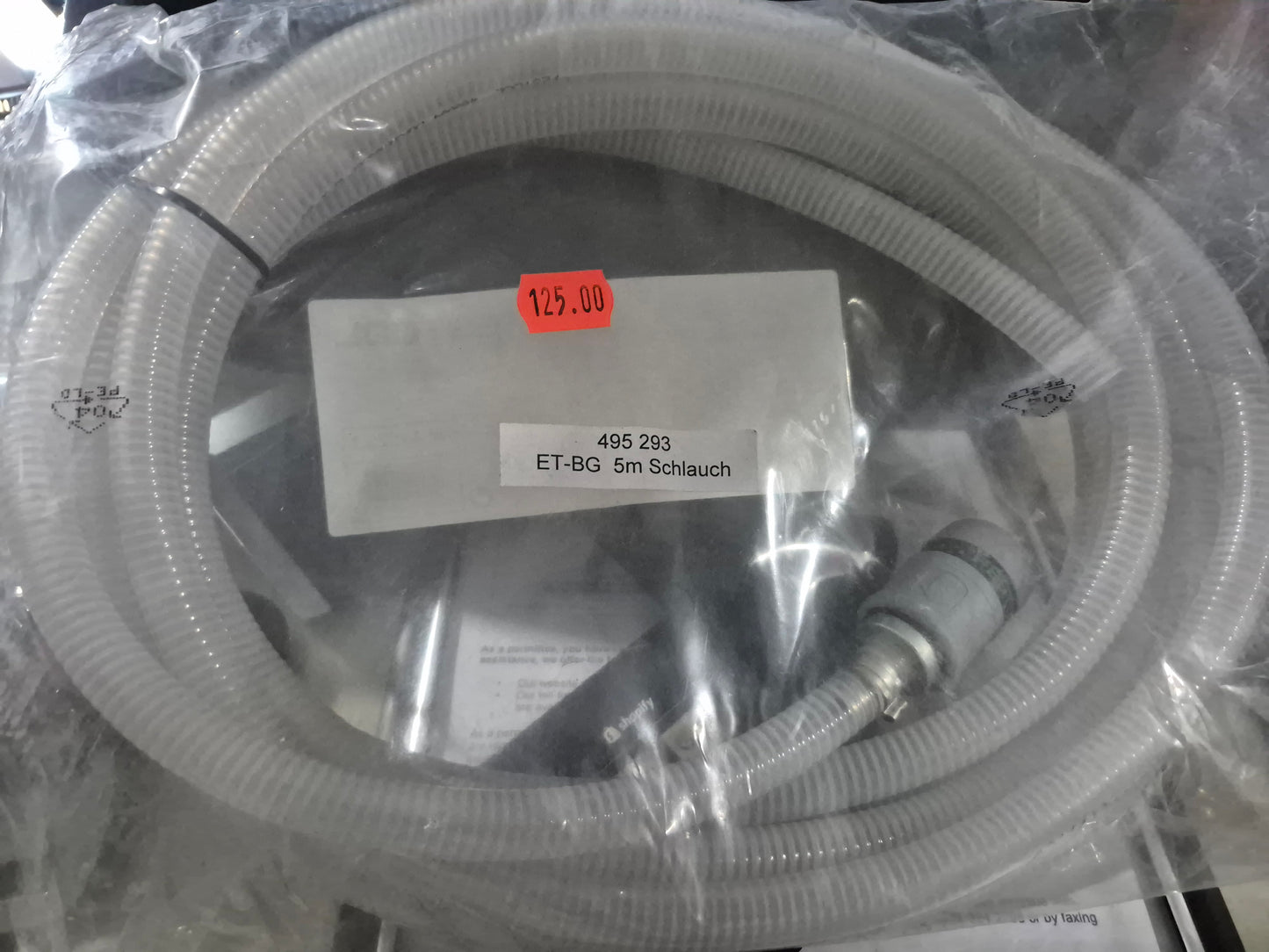 Festool 495293 5Mx16' hose for VAC SYS