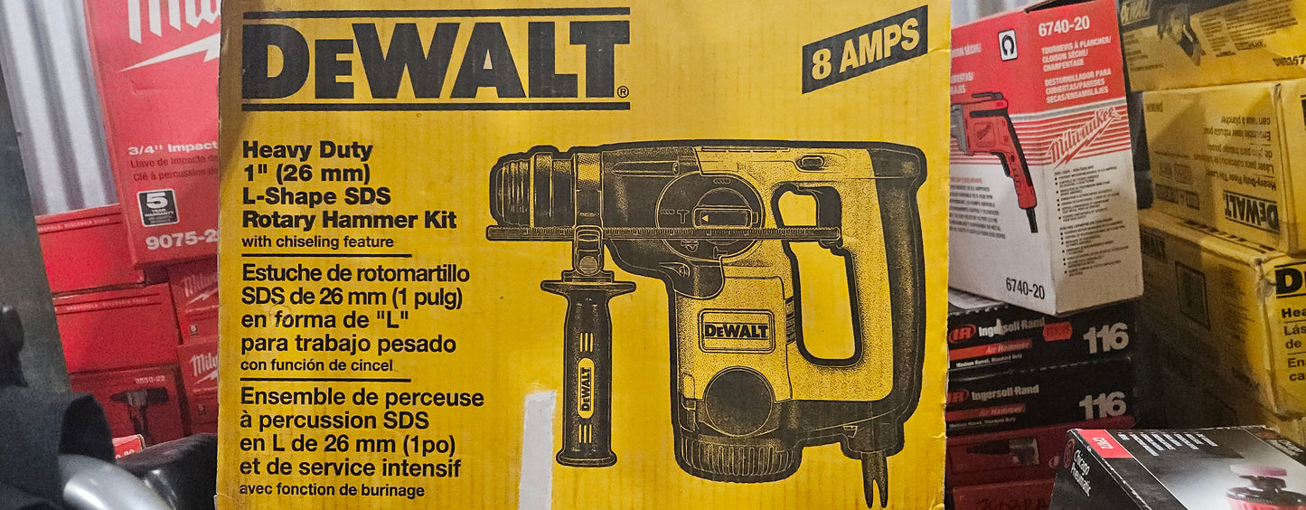 Dewalt D25313K sds plus Rotary Hammer 1"