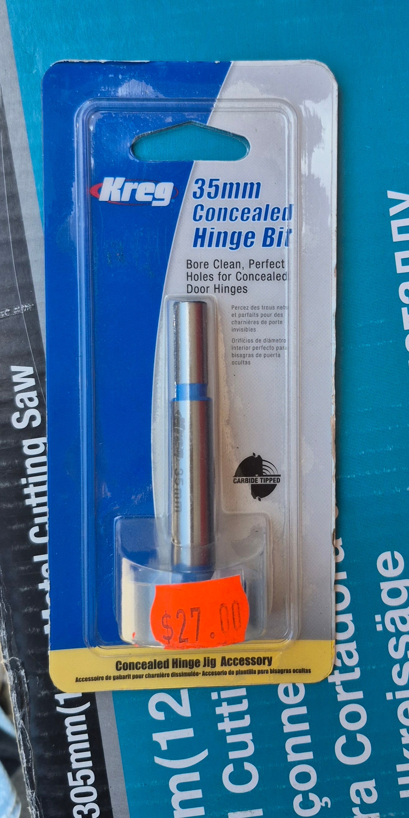 Kreg 35mm forstner bit