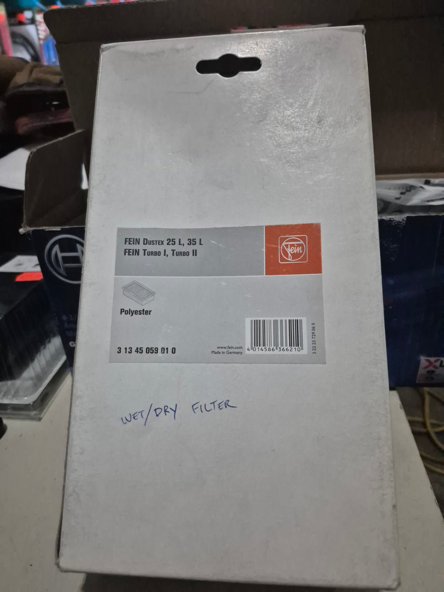 Fein Turbo 1 / turbo 2 wer / drywall air filter polyester